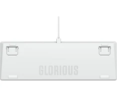 Glorious Gaming Gmmk 2 Full Size (96%) – mechaninė žaidimų klaviatūra, aliuminio rėmas, pritaikoma, doubleshot klavišų dangteliai, Glorious Fox jungikliai, klavišų Rgb apšvietimas, Šiaurės šalių Qwerty išdėstymas - balta