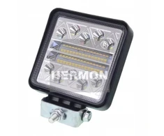 GMP Darbinis halogeninis led žibintas, 40 led kvadratinis, 10-30v, 107x107x35mm