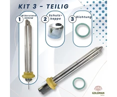 Goldman Service Nardymo rezistorius | Galia: 6000w (230/380v) | Metrinis: 1½" + tarpinė