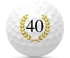 Golfų kamuoliukų rinkinys iš 3 vnt. gimtadienio golfo dovana golfo gimtadienio dovana idėja jubiliejui su gimtadieniu 18 20 22 25 30 33 35 40 44 45 50 55 60 65 66 70 75 77 80 85 88 90