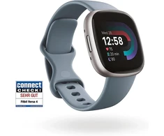 Google Fitbit Versa 4 - išmanusis laikrodis moterims / vyrams - kūno rengybos seklys su integruotu Gps ir telefono funkcija, 6 dienų baterijos veikimo laikas, 40+ treniruočių režimų - kūno rengybos laikrodis, suderinamas su Android / Ios