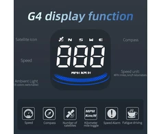 Gps Spidometras Automobiliams: Hud, Greitis, Palydovai, Įspėjimai