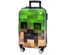 Gra game pixeliai pikseliai vaikiškas kelioninis lagaminas