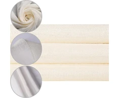Grade 100+ Packardi marlės audiniai, 3 vnt., apie 50 x 50 cm kiekvienas, sūrio marlės filtravimo audinys, 100% nebalintas grynos medvilnės, nepūkuotas muslinas su apsiūtais kampais