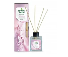 Kvapo difuzorius / Kvapiųjų lazdelių rinkinys Žalias World 100ml Powdery