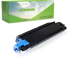Green2print žydrasis toneris 13000 puslapių, pakeičia Kyocera Tk-5290c, tinka Kyocera Ecosys P7240cdn
