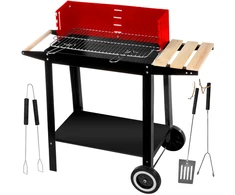 Grill Chill Five-star Grilis&amp;chill anglinis grilis su ratukais, lentynomis, bbq grilis