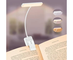 Gritin Led knygos skaitymo lempa su Usb, 3 spalvos, reguliuojamas ryškumas