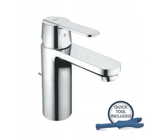 Grohe Get - praustuvo maišytuvas su išleidimo vožtuvu, chromas 23454000