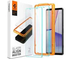 Grūdintas stiklas Xperia 1 V, Spigen Am greitas