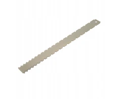 Guitar Notched Straight Edge 2 skalės bronzinė gitara