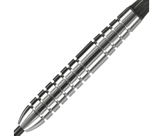 Harrows Assassin Tungsten Pro smiginis, plieninių antgalių smiginio rinkinys su dėklu, 18–40 g visų svorių, su Alamo koteliais, 100 mikronų Prime plunksnomis ir kelioniniu dėklu (24 Gr)