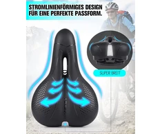 Hasagei dviračio balnelis, skirtas vyrams, patogus gelinis balnelis, skirtas moterims, dviračio balnelis, gelinis itin platus minkštas ir patogus mtb balnelis, amortizuojantis ergonomiškas dviračio sėdynė