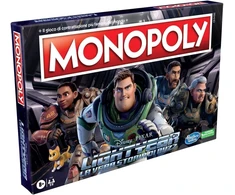 Hasbro Gaming Monopoly Edition Lightyear by Disney, Pixar, stalo žaidimas, dovanos vaikams nuo 8 metų, įvairiaspalvis, vienas dydis