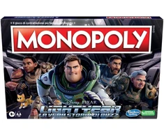Hasbro Gaming Monopoly Edition Lightyear by Disney, Pixar, stalo žaidimas, dovanos vaikams nuo 8 metų, įvairiaspalvis, vienas dydis