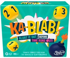 Hasbro Monopolis Ka-blab! Žaidimas šeimoms, paaugliams ir vaikams nuo 10 metų, šeimai tinkamas vakarėlių žaidimas 2-6 žaidėjams