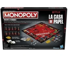 Hasbro Monopolis La Casa de Papel stalo žaidimas nuo 16 metų, 2–6 žaidėjams [prancūziška versija]