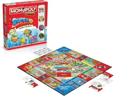 Hasbro Winning moves monopoly junior superzings stalo žaidimas (ispaniška versija)