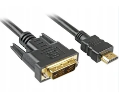 Hdmi - dvi kabelis 18+1 pin 2m Sharkoon juodas