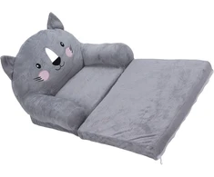 Headerbs vaikiška sofa, kėdutė mažyliams, animacinių filmų stiliaus, universali, tvirtas atlošas televizoriaus žiūrėjimui (2 sluoksniai)
