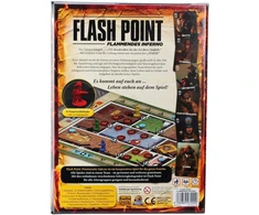Heidelberger Spieleverlag Flash Point: Flammendes Inferno - Indie Boards &amp; Cards - Vokiečių - Kooperatinis stalo žaidimas - 2-6 žaidėjams - nuo 10 metų, oranžinis