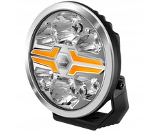 Hella Valuefit Chrome Blade 9 colių apvalus baltas/gintarinis