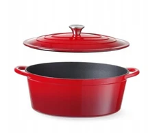 Hendi Ketaus puodas emaliuotas 7l raudonas 407x254x135 mm