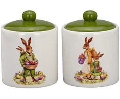 Hermann Bauer jun. Kollektion Nostalgia Rabbit skardinių rinkinys, 2 vnt.