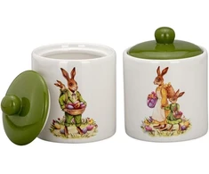Hermann Bauer jun. Kollektion Nostalgia Rabbit skardinių rinkinys, 2 vnt.
