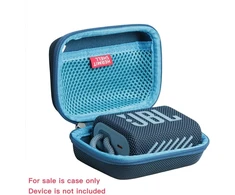 Kompiuterio kolonėlės Hermitshell kietas dėklas, skirtas Jbl Go 3/jbl Go 4 nešiojamam bluetooth garsiakalbiui (mėlynas)