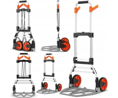 Higher aliumininis transportavimo vežimėlis, sulankstomas, plokščias, 120 kg