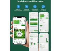 Hioazo Wifi drėkinimo kompiuteris su programėlės valdymu, 4 zonų išmanusis purkštuvų valdymas - 16 drėkinimo programų, apsauga nuo vandens poveikio sodo laistymui, šiltnamiams ir vejai, Hsc-400w