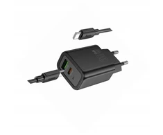 Hoco Greitas Usb-c Gan 30w įkroviklis su laidu Motorola Moto G60