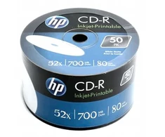 Hp 700mb Cd-r 52x 50vnt printable kokybė !!!