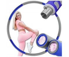 Hula lankas su putomis, liekninantis, su svoriu, premium fitness, sulankstomas
