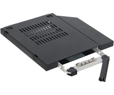 Icy Dock sata hot swap mobilusis dėklas 2.5 colio (6.4 cm) ssd/hdd - notebook ultra slim odd tougharmor mb411spo-2b