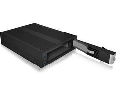 Icybox Ib-176ssk-b Mobilus stalčius 3.5 colių Sata Hdd be dėklo - juodas