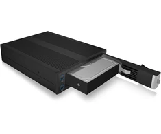 Icybox Ib-176ssk-b Mobilus stalčius 3.5 colių Sata Hdd be dėklo - juodas