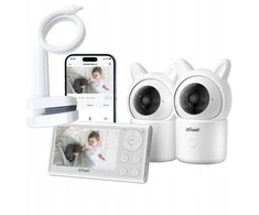 Iegeek elektroninė auklė 2 Ip Smart kamera 4xzoom tiesioginis stebėjimas naktinis režimas su laikikliu