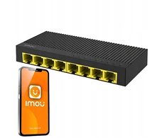 Iggual Imou 8 prievadų Lan komutatorius Sg108c Ethernet skirstytuvas Rj45 10-1000 Mbps