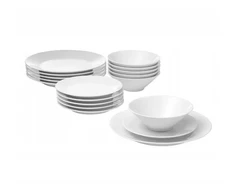 Ikea 365+ Valgomojo servizas baltas 18 dalių - kasdienio gyvenimo elegancija