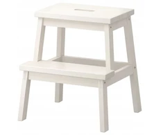 Ikea Bekvam taburetė su pakopa, baltas