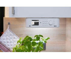Imperial Dabman i460 - internetinis radijas/dab+ (transliavimo paslaugos, montuojamas po spintele/ant sienos, bluetooth siuntimas/gavimas, įrašymas per usb, viešbučio režimas) - baltas