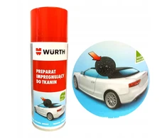 Impregnantas kabrioletų stogams, lauko drabužiams, batams Wurth 400ml