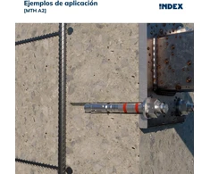 Index Fixing Systems mta-a2 – 100 ankerių pakuotė, skirta didelėms apkrovoms (nerūdijantis A2 plienas), Mi08075