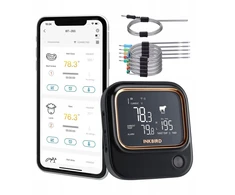 Inkbird Bluetooth Wifi virtuvinis termometras su 4 jutikliais, Usb, skirtas griliui, Bbq