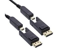 Inline® Displayport 1.4 Aoc kabelis, 8k 4k, 240hz, nuimami jungtys, ilgis 50m, 17250o