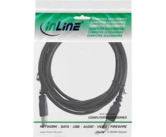 Inline® Usb 2.0 kabelis A–b juodas, 2 m