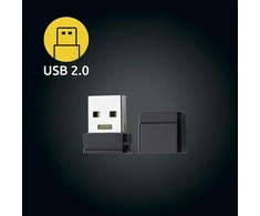 Intenso Micro Line 4gb Usb atmintinė, juoda