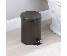 Interdesign šiukšliadėžė, bronzinė, 5 litrų